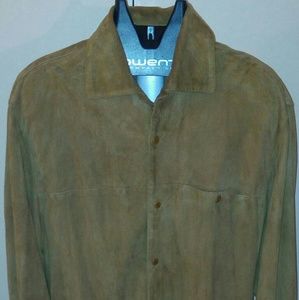 Gorgious mens light weight goat skin leather shirt